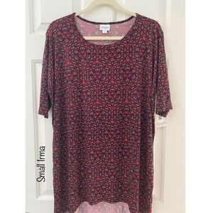 Small LuLaRoe Irma Tunic top